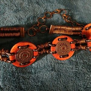Unique Wood and Metal Belt